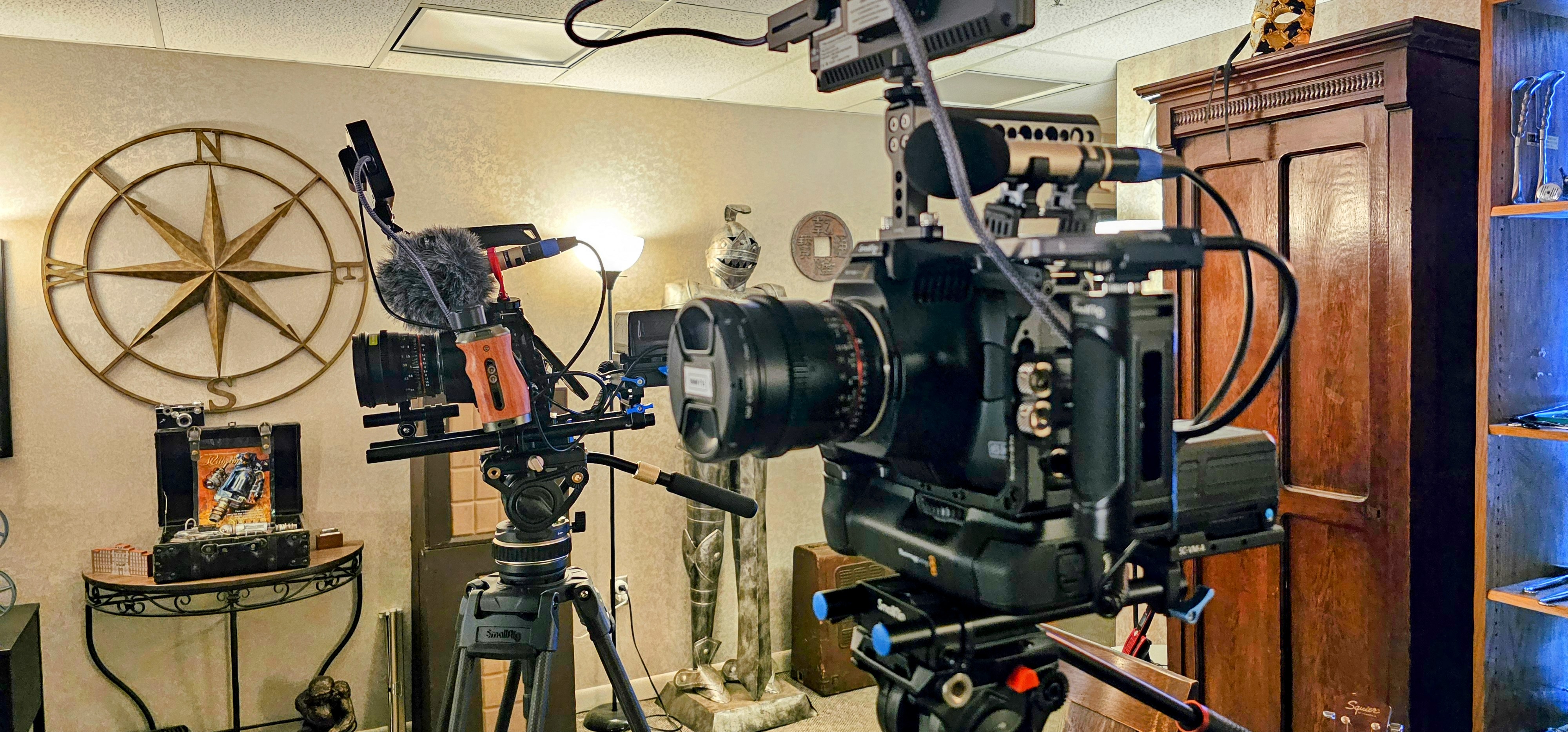 Two-camera production setup